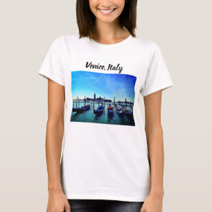 Camiseta Góndolas de Venecia Cielo Azul