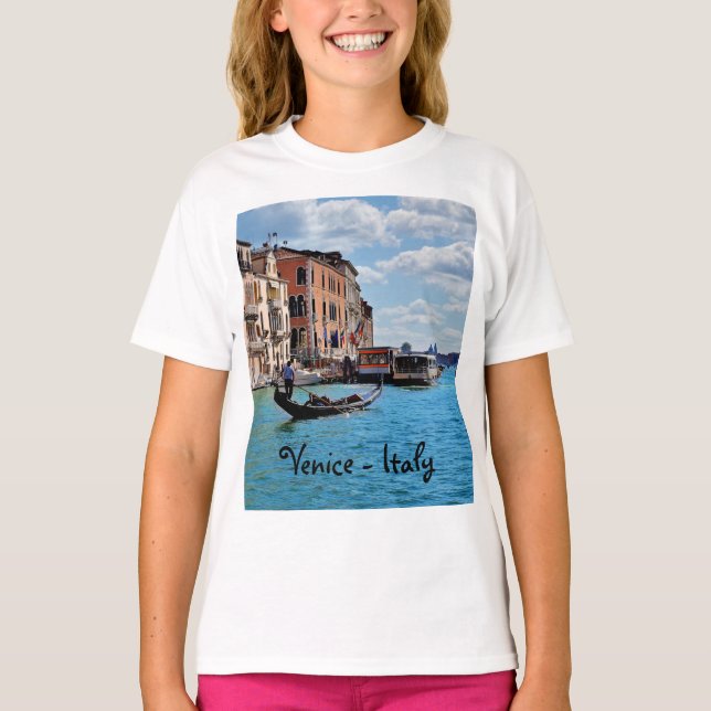 Camiseta Góndolas de Venecia Europa (Anverso)