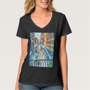 Camiseta Gondolero de Venecia en la góndola  Color