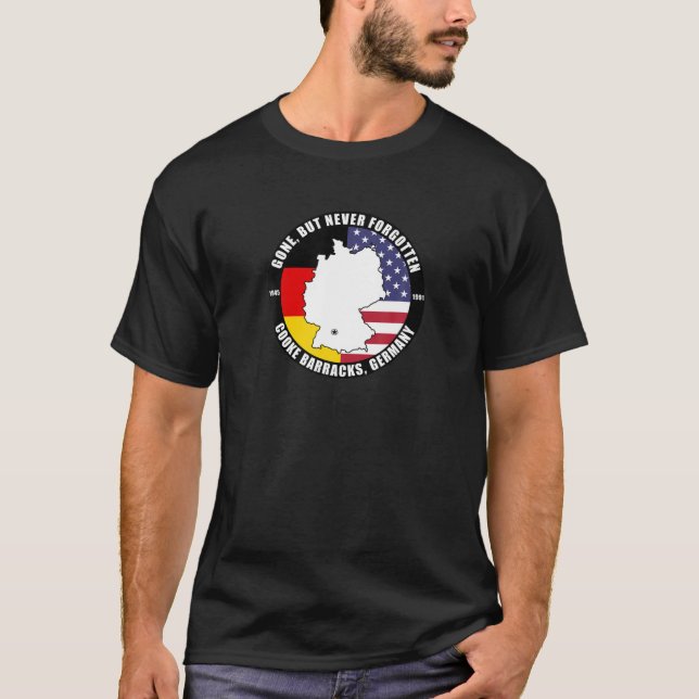 Camiseta Gone But Never Forgotten Cooke Barracks Germany Ve (Anverso)