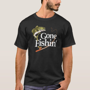 Camiseta Gone Fishin Apparat Fisherman Angler Fish