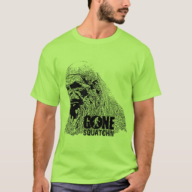 Camiseta Gone Squatchin (Anverso)