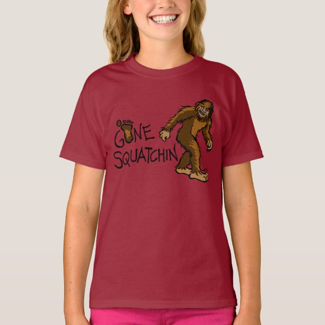 Camiseta Gone Squatchin (Anverso)
