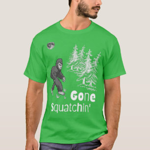 Camiseta Gone Squatchin Bigfoot