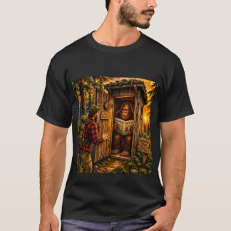 Camiseta Gone Squatchin divertido inodoro Bigfoot Acuarela