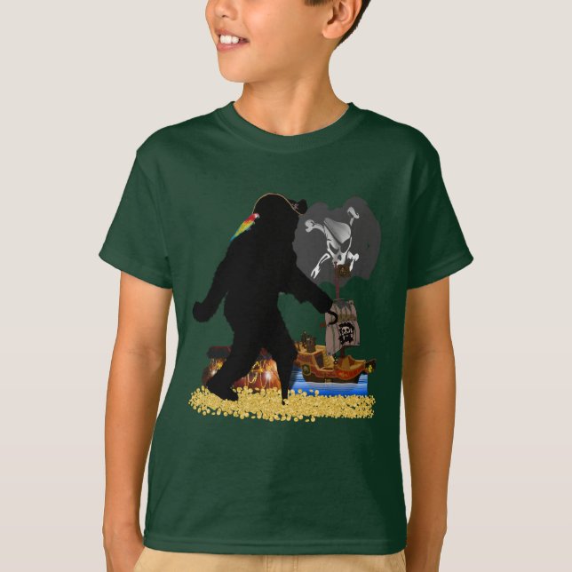 Camiseta Gone Squatchin' Fer Buried Treasure (Anverso)