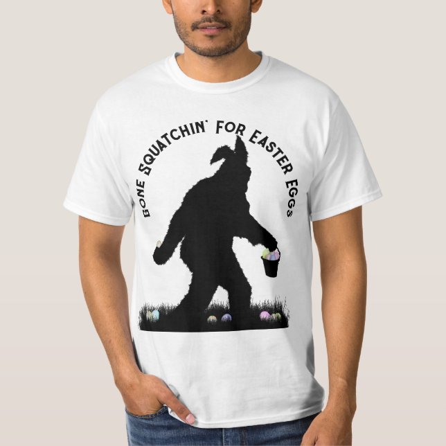 Camiseta Gone Squatchin' Para Pascua (Anverso)