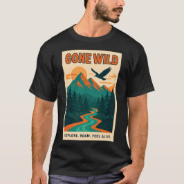 Camiseta Gone Wild | Retro Mountain Adventure
