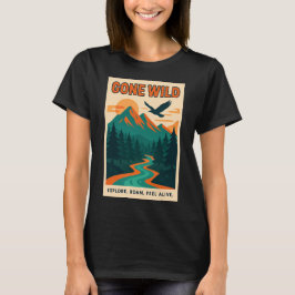 Camiseta Gone Wild | Retro Mountain Adventure