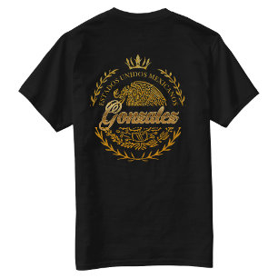Camiseta Gonzalez Apellido Parte Trasera