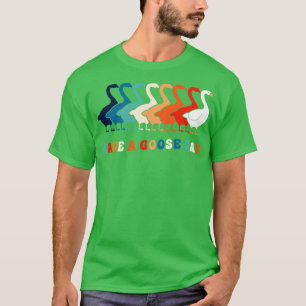 Camiseta Goo divertido del Goose Day Retro Goose Pun 70s 80