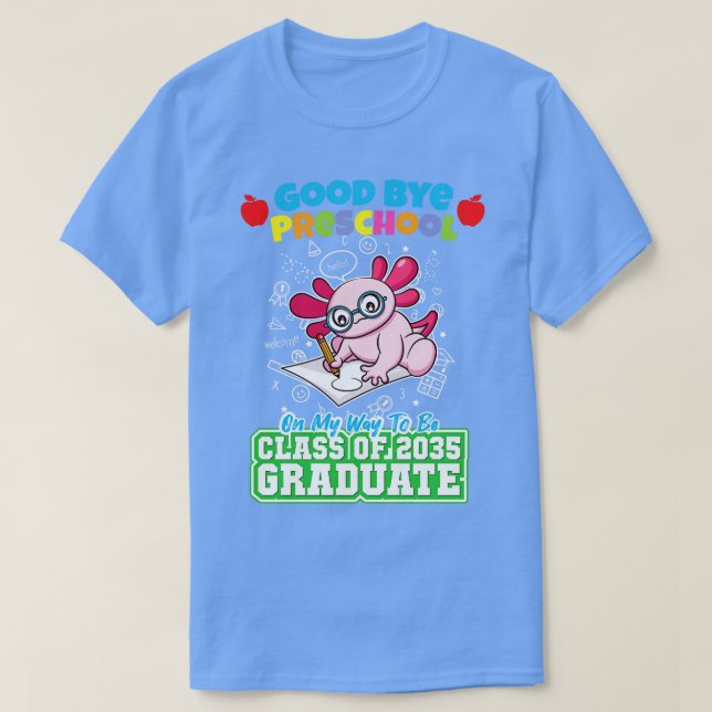 Camiseta Good Bye Clase Preescolar De 2035 Graduado PreK 11 (Diseño del anverso)