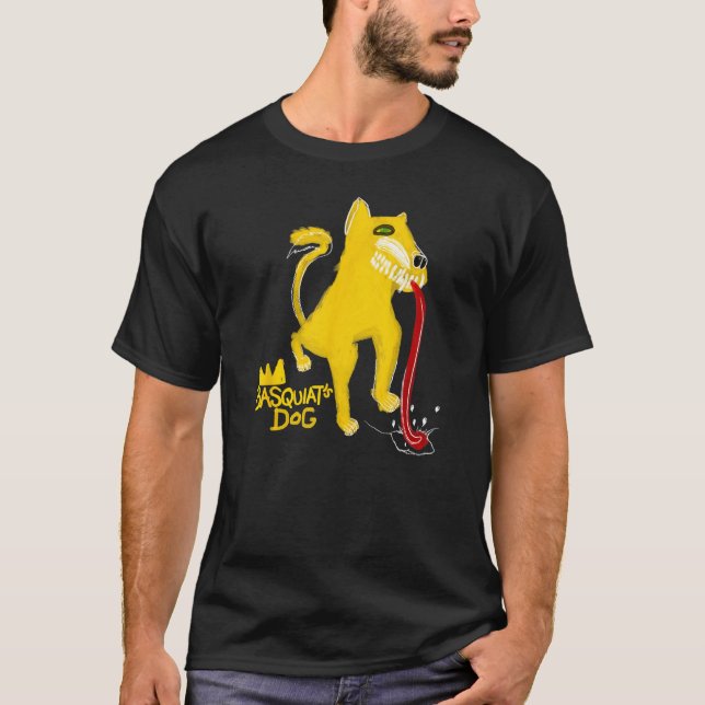 Camiseta Good Dog Basquiats Graffiti Rockstar Abstract Expr (Anverso)