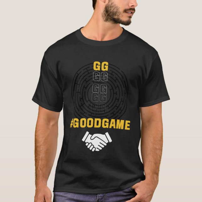 Camiseta Good Game GG Gamer Gaming (Anverso)