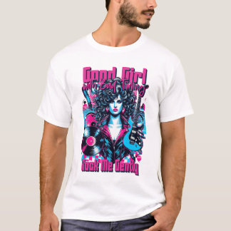 Camiseta Good Girl with Bad Timing - Rock me Gently