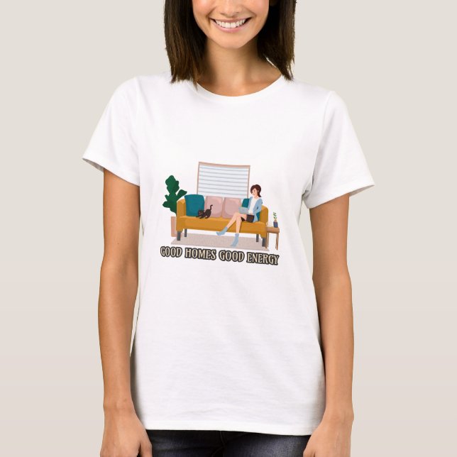 Camiseta Good Homes Good Energy Home Finds (Anverso)