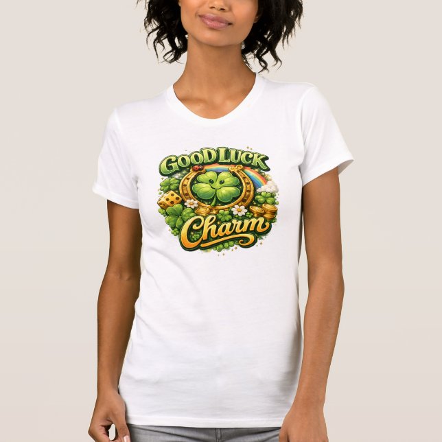 Camiseta Good Luck Charm - Vintage Design (Anverso)
