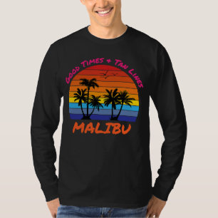 Camiseta Good Times Tan Lines Malibu California Summer Beac