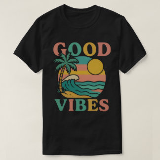 Camiseta GOOD VIBES Glitter Typography