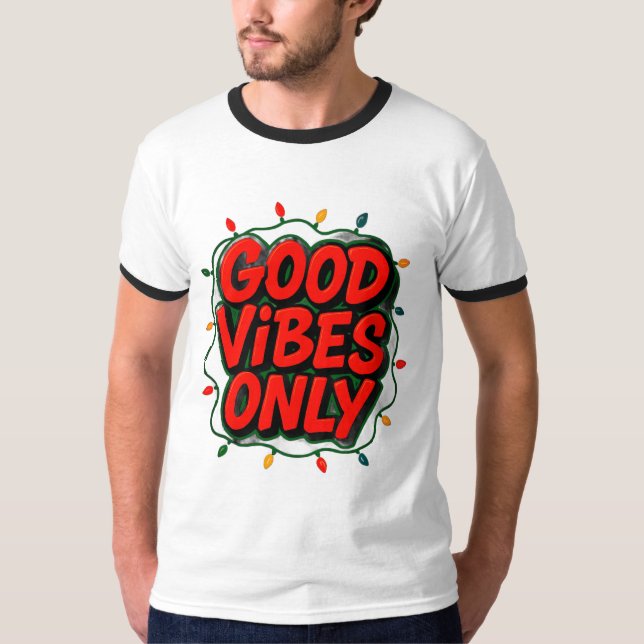 Camiseta Good Vibes Only Graphic (Anverso)