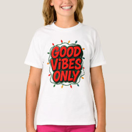 Camiseta Good Vibes Only Graphic