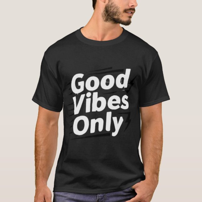 Camiseta Good Vibes Only: The Essential Sun-Soaked Optimist (Anverso)