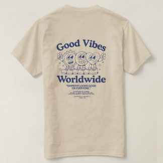 Camiseta "GOOD VIBES WORLDWIDE" Shirt
