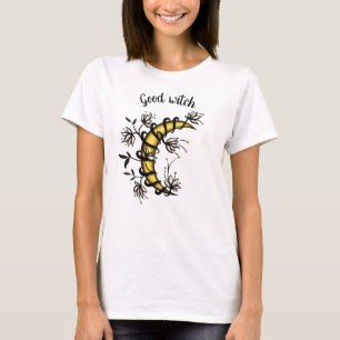 Camiseta Good Witch Floral Moon Magic Witchen Pagan