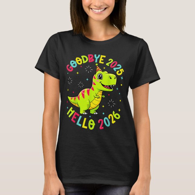Camiseta Goodbye 2025 Hello 2026 Happy New Year 2026 Nye Cu (Anverso)