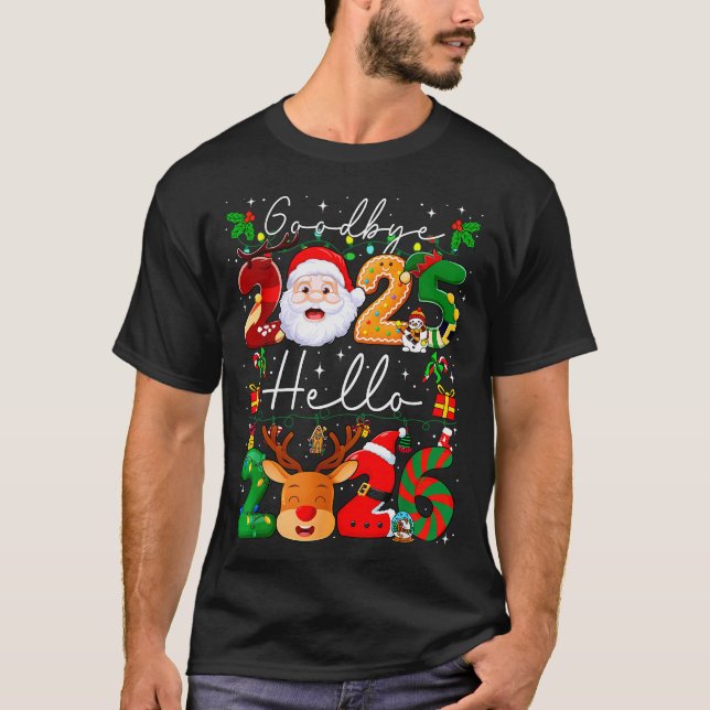 Camiseta Goodbye 2025 Hello 2026 Happy New Year's Eve Chris (Anverso)