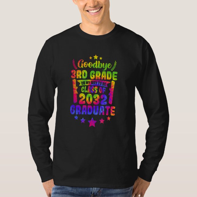 Camiseta Goodbye 3rd Grade Class Of 2032 Graduate 3rd Grade (Anverso)