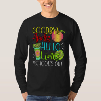 Camiseta Goodbye Apples Hello Limes School s Out Apples Su
