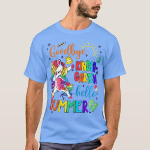 Camiseta Goodbye Kindergarten Hello Summer 2022 Graduation 