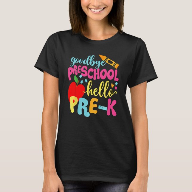 Camiseta Goodbye Preschool Class Of 2033 Graduate Hello Pre (Anverso)