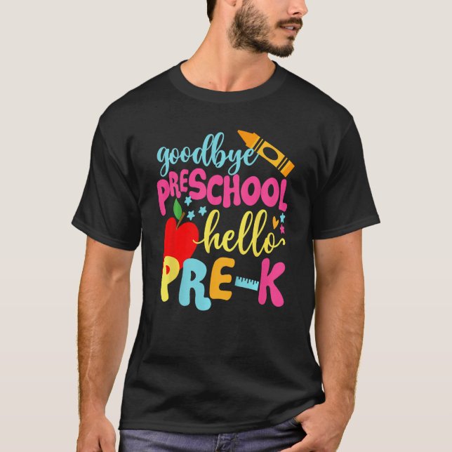 Camiseta Goodbye Preschool Class Of 2033 Graduate Hello Pre (Anverso)