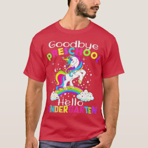 Camiseta Goodbye Preschool Graduation Hello Kindergarten Pr