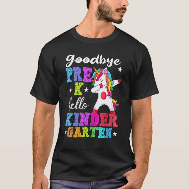 Camiseta Goodbye Preschool Graduation Hello Kindergarten Pr (Anverso)