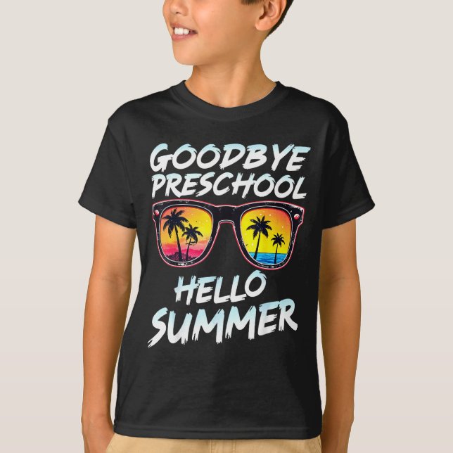 Camiseta Goodbye Preschool Graduation Tee Teachers Kids Hel (Anverso)