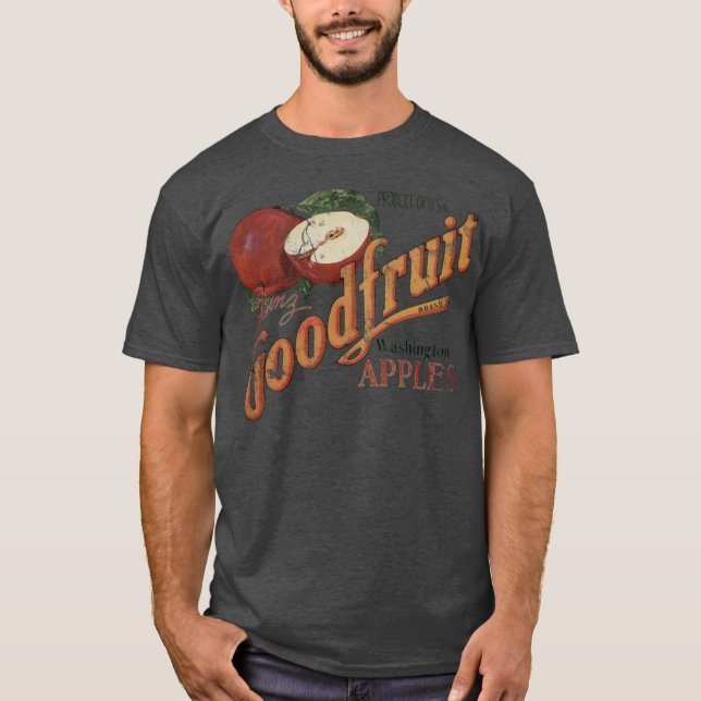 Camiseta Goodfruit Washington Apples Vintage Food (Anverso)