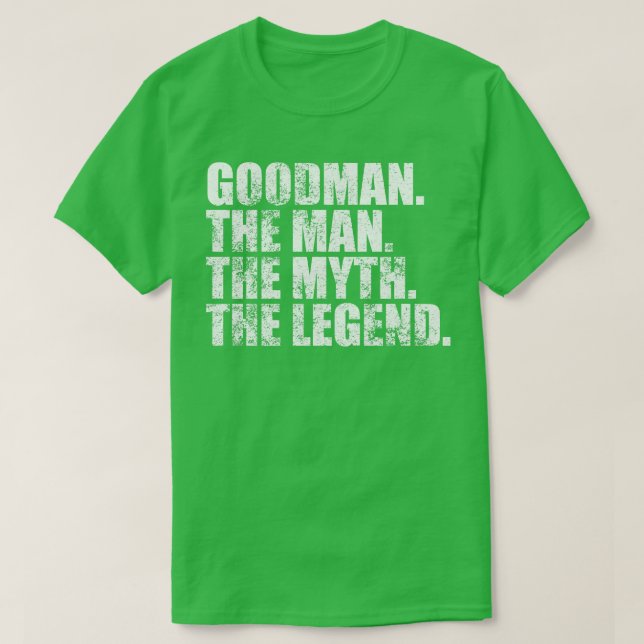 Camiseta GoodmanGoodman Familia Goodman apellido Goodman (Diseño del anverso)