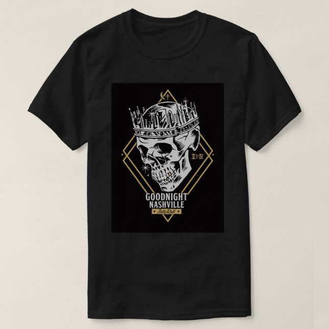Camiseta goodnight skull   (Diseño del anverso)