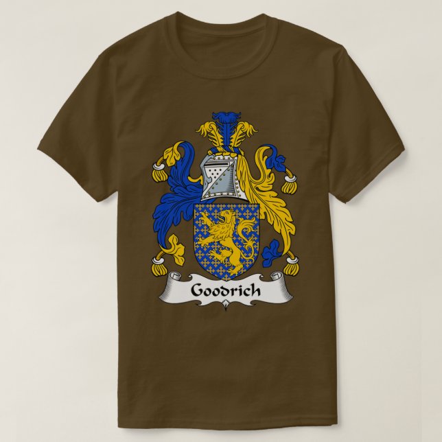 Camiseta Goodrich Coat of Arms Family Crest  (Diseño del anverso)