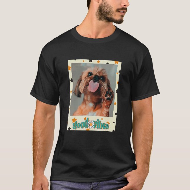Camiseta Goodvibes Shih Tzu Mascotas de perros y dueños de  (Anverso)