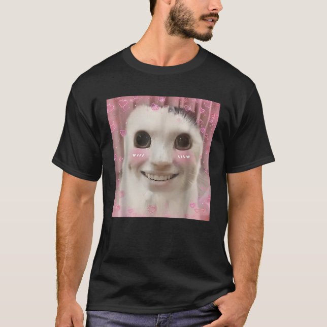 Camiseta Goofy Ahh Cat Meme Dank Maldito Extraño Funny Dan (Anverso)