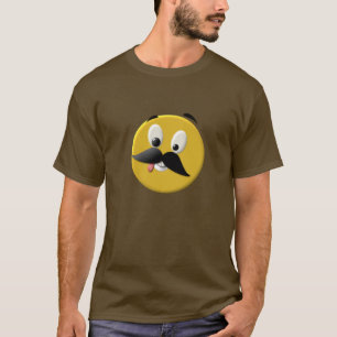 Camiseta Goofy Happy Face con Mustache