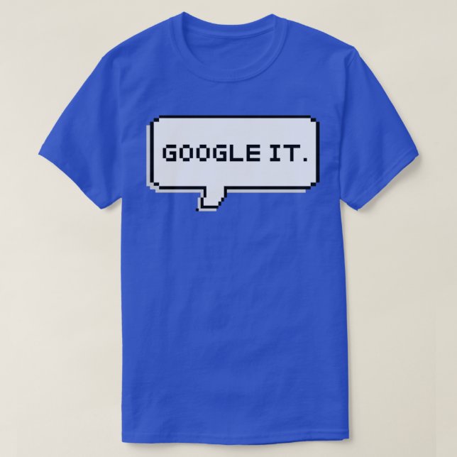 CAMISETA GOOGLE IT (Diseño del anverso)