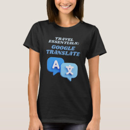 Camiseta Google Translate Travel Essentials