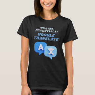 Camiseta Google Translate Travel Essentials