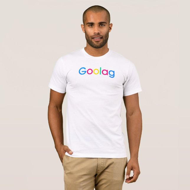 Camiseta Goolag, gulag, Google (Anverso completo)
