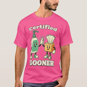 Camiseta GOONER CERTIFICADO Meme Divertido Dank 2025 Cerebr